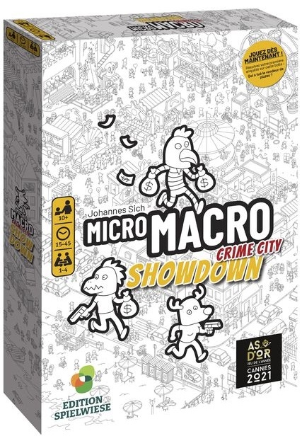 MicroMacro - Crime City : Showdown - Jeu d'Enquête - Jeu de Société