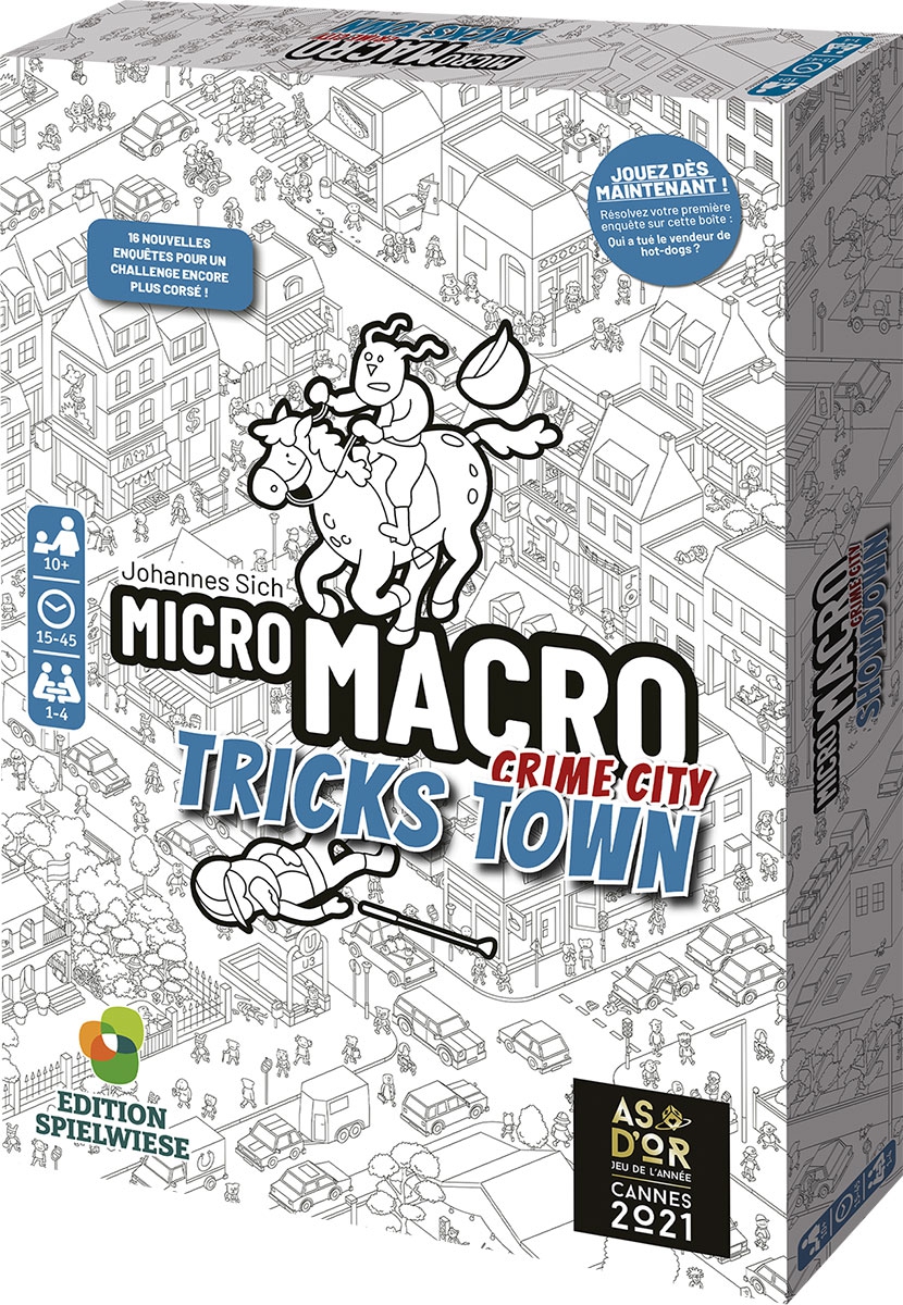 MicroMacro - Crime City : Tricks Town - Jeu d'Enquête - Acheter