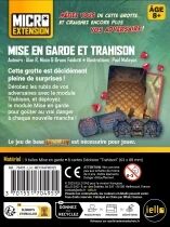 Mise en Garde et Trahison (Micro Ext. Diamant)