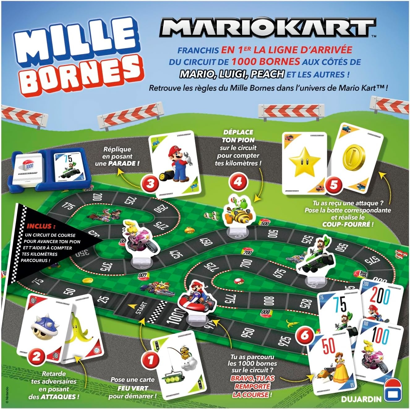 ② jeu de société - Mille Bornes (Mario Kart) — Jeux de société