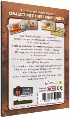 Objectifs et R�compenses (Ext. Terraforming Mars)