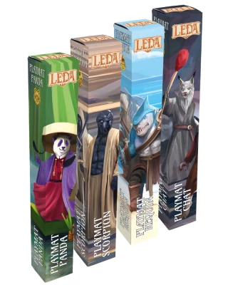 Pack 4 Tapis Leda