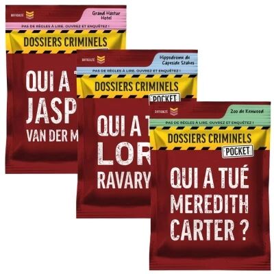 Pack Dossiers Criminels Pocket