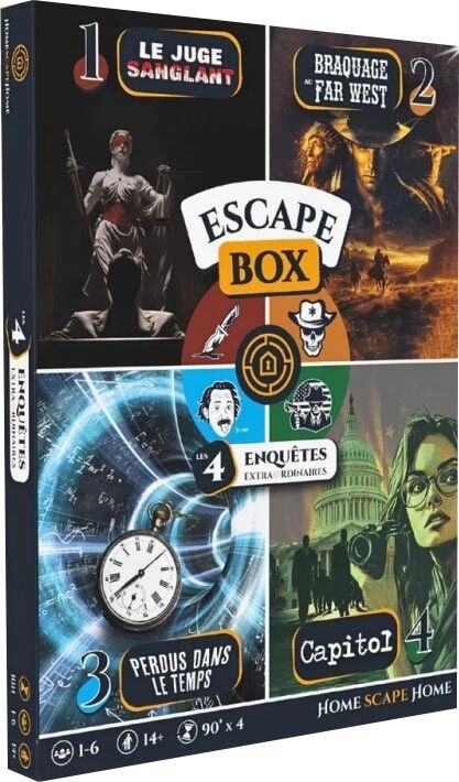 Boite de Pack Escape Box - Les Enquêtes Extraordinaires