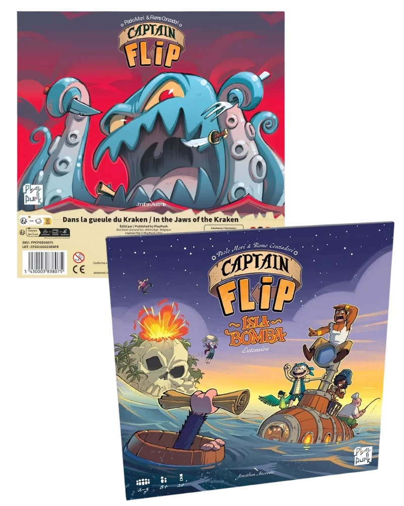 Boite de Pack Isla Bomba + Dans la Gueule du Kraken