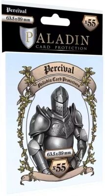 Percival 63.5x89mm - Lot de 55 Prot�ge-Cartes Standard - Paladin