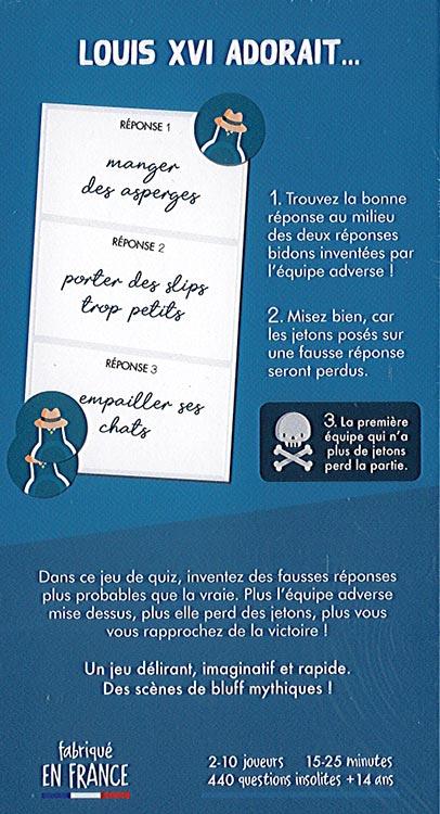 Pigeon Pigeon Jeu de société Ambiance, Bluff, créativité, Humour - fabriqué  en France : : Jeux et Jouets
