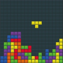 Piste de Dés : Retro Tetris