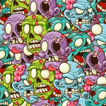 Piste de Dés : Zombie Head Pattern
