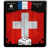 Piste de Dés :Wood Swiss Flag