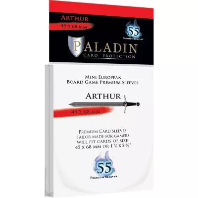 Prot�ge-Cartes Paladin - Arthur 45x68mm