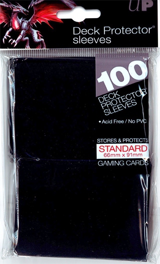 Protège-Cartes Standard Ultra Pro 66 x 91 Dos Noir - Boutique
