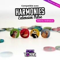 Pulse (Ext. Harmonies) : Pack de Jetons Acryliques