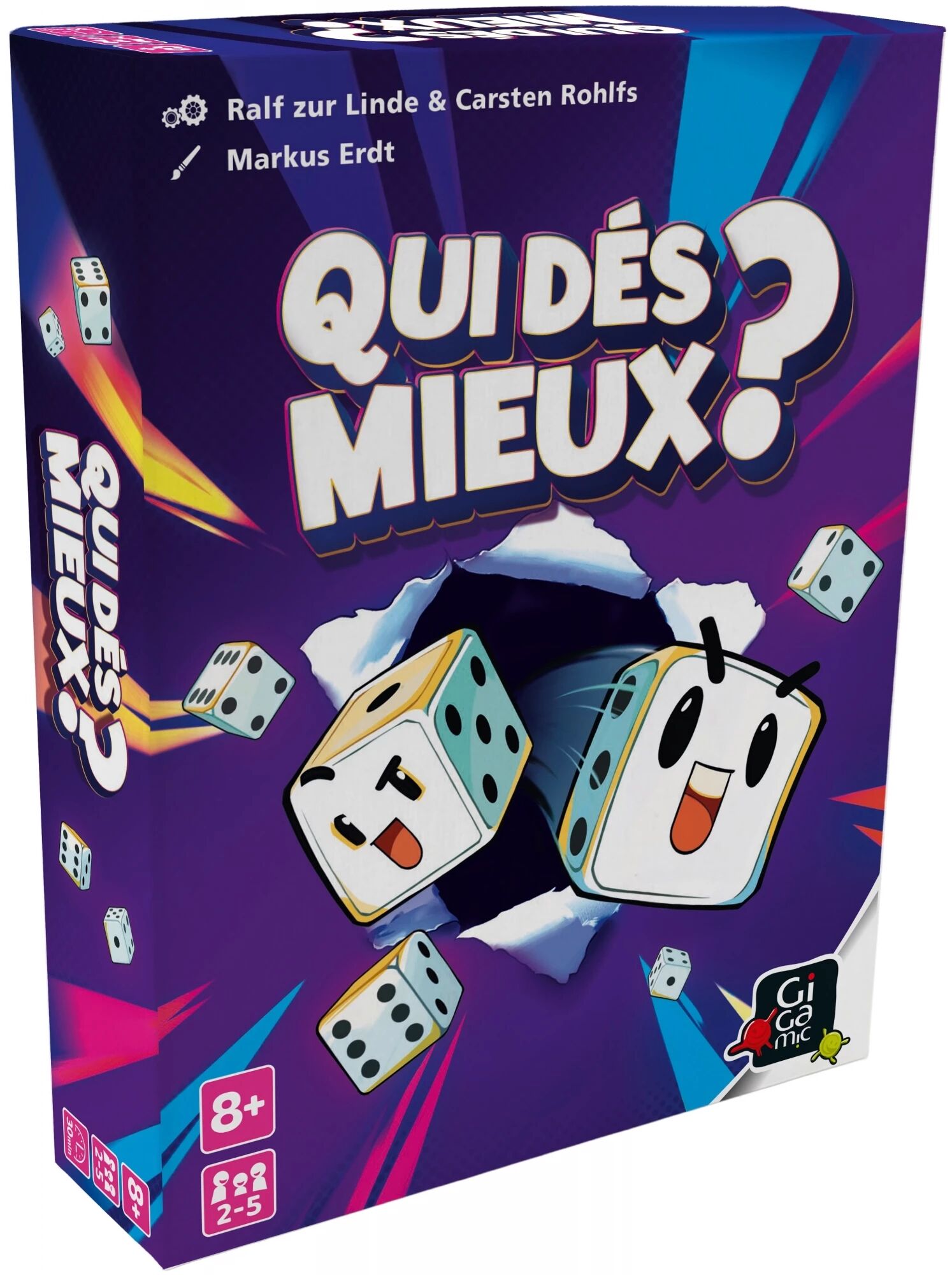 Boite de Qui Dés Mieux ?