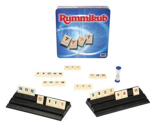 Rummy ou Rummikub - jeu en bois - coffret bois - Jeu de stratégie