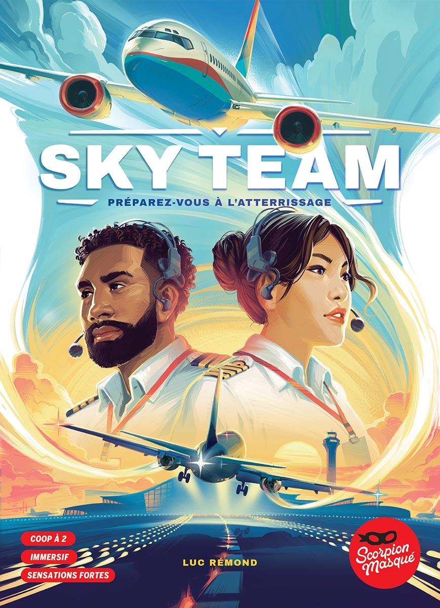 Sky Team - Jeu de Société Coopératif - 2 Joueurs 