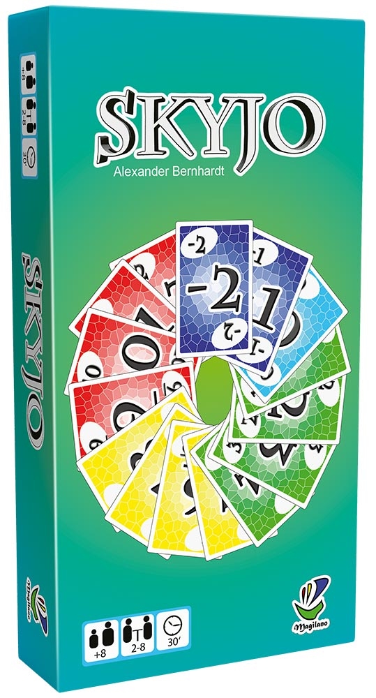 Skyjo Jeu de cartes : le jeu de société divertissant pour enfants et  adultes. Le jeu idéal pour s'amuser, divertir et exciter des heures de jeu  avec