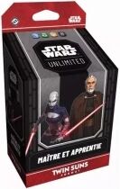 Star Wars Unlimited : Deck Twin Suns : Ma&icirc;tre et Apprentie