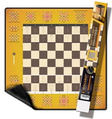 Tapis d\'Echecs P�dagogique 50x50cm
