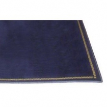 Tapis de jeux bleu en velours - Relief Or - 55x70cm