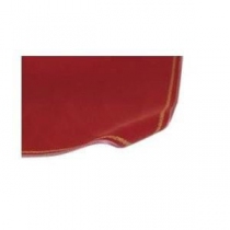 Tapis de jeux rouge en velours - Relief Or - 55x70cm