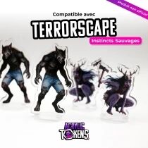 Terrorscape Instincts Sauvages : Pack de Jetons Acryliques