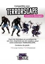 Terrorscape Instincts Sauvages : Pack de Jetons Acryliques