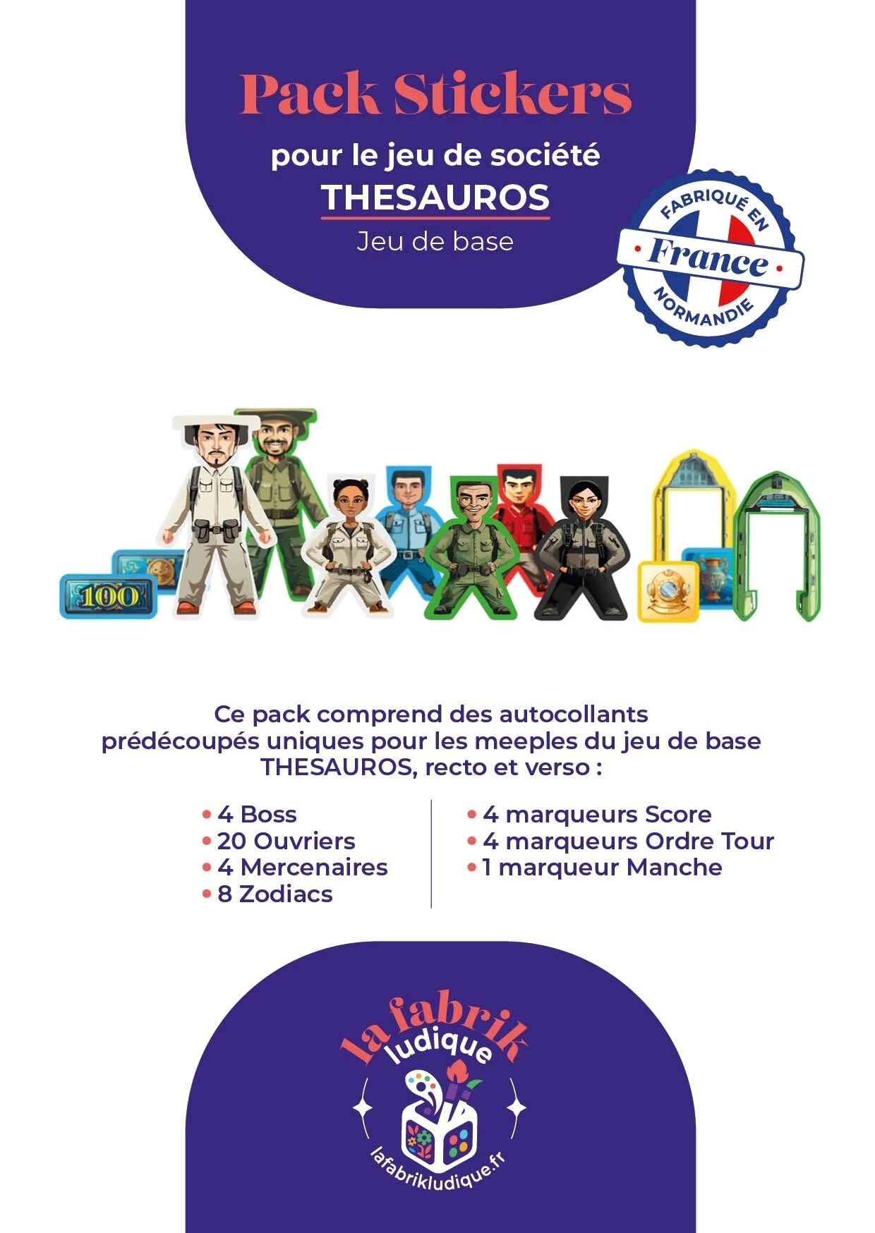 Boite de Thesauros : Pack de Stickers