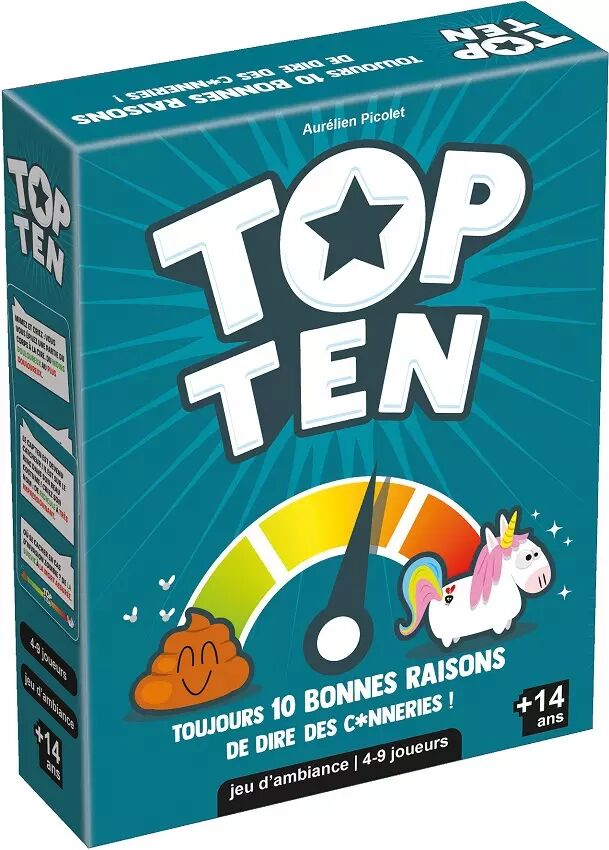 Top Ten - Jeu d'ambiance - Cocktail Games - Boutique