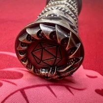 Tour &agrave; D&eacute;s Spinner en m&eacute;tal - Effet Vieil Or