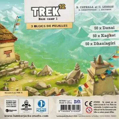 Trek 12 - Base Camp 1 - 3 blocs de feuilles