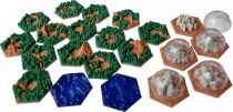 Tuiles 3D Amazonis - Accessoire Terraforming Mars