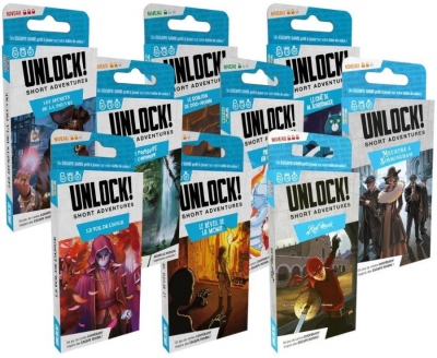 Pack de 9 Unlock! Adventures - Scénarios de 30 minutes - Boutique Esprit Jeu