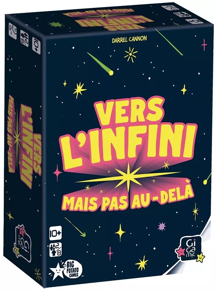 Gigamic – Gioco Da Tavolo "Vers L'Infini Mais Pas Au-delà" – Gioco D'Asta E Rischio, 2-8 Giocatori, 10+ Anni