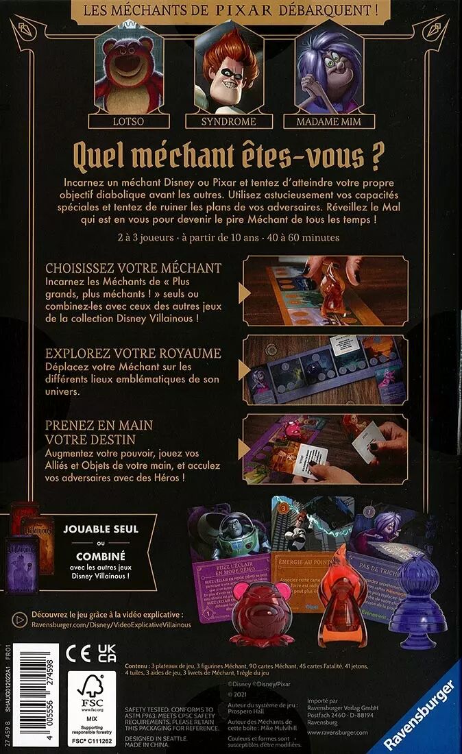 Villainous - Extension Plus Grands, Plus Méchants - Buy your Board