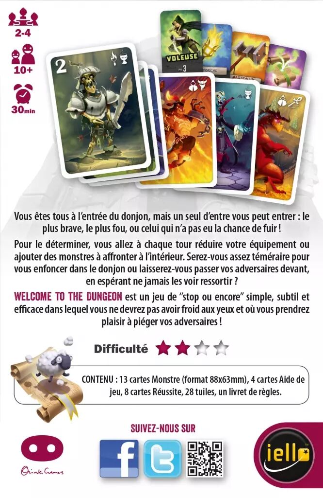 Welcome To The Dungeon - Jeux de société - Boutique