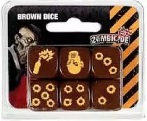 Zombicide : Set de dés bruns